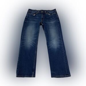 Levi’s Jeans Men’s 34x30 Blue Denim 514 Straight Fit Mid Rise Casual Classic
